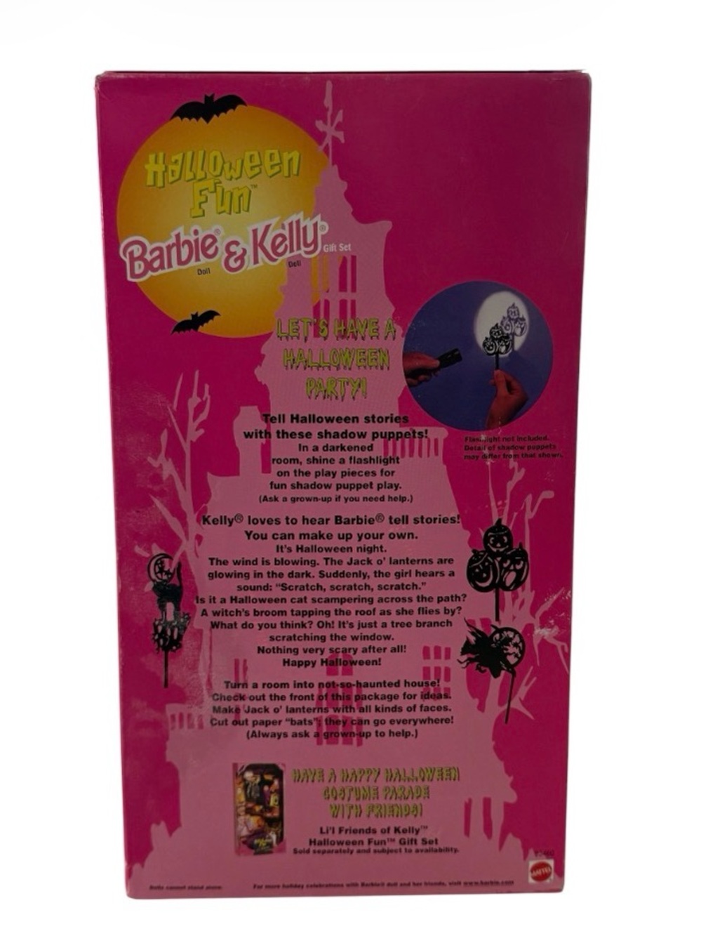 Vintage 1998 Barbie & Kelly Halloween Fun Target Exclusive Gift Set #23460 - Picture 3 of 10